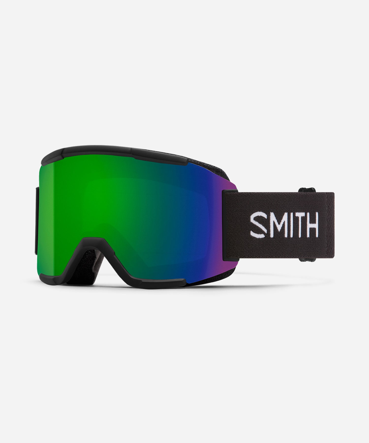 Smith Squad Goggles Black - ChromaPop Sun Green Mirror