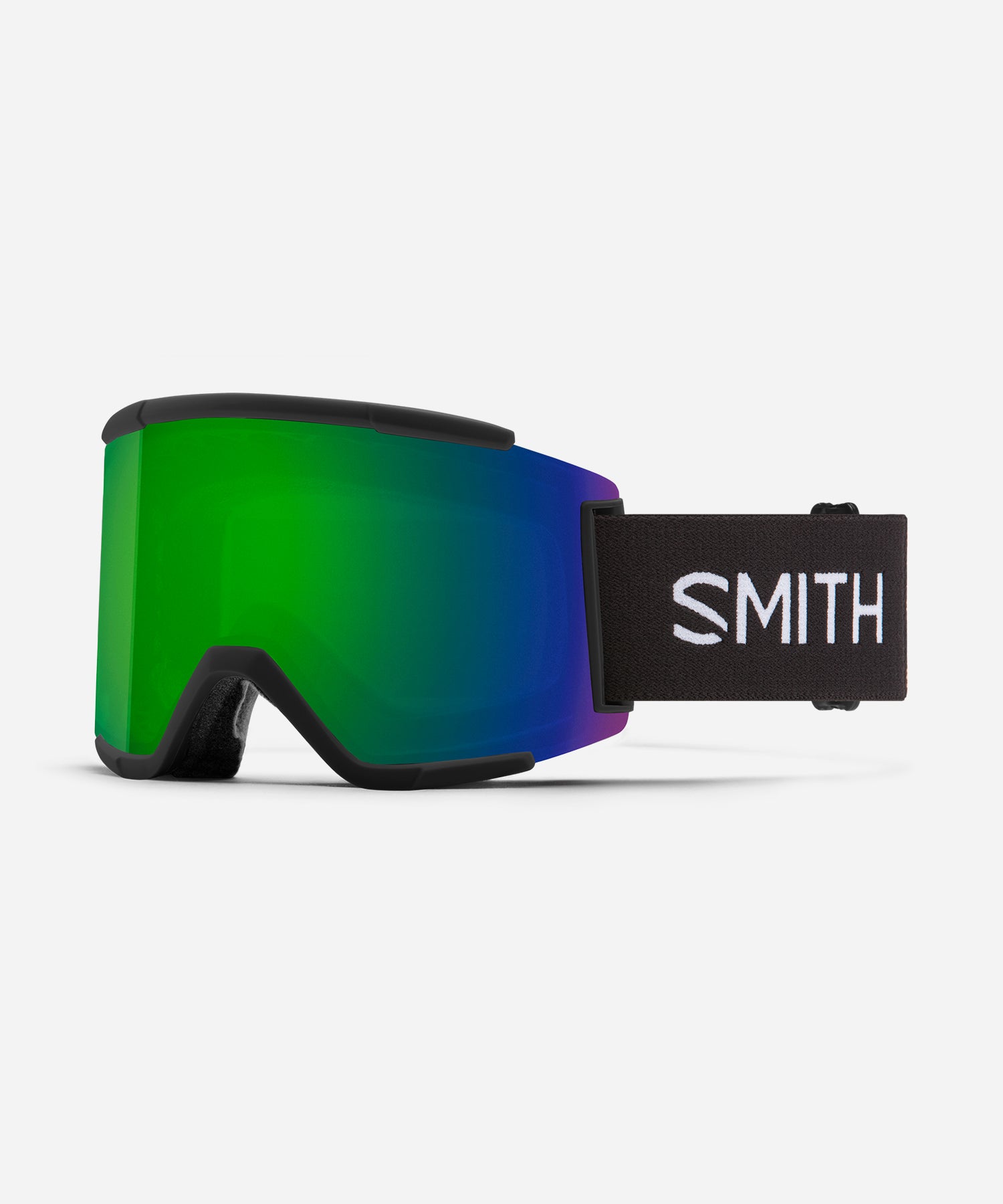 Smith Squad XL Goggles Black - ChromaPop Sun Green Mirror