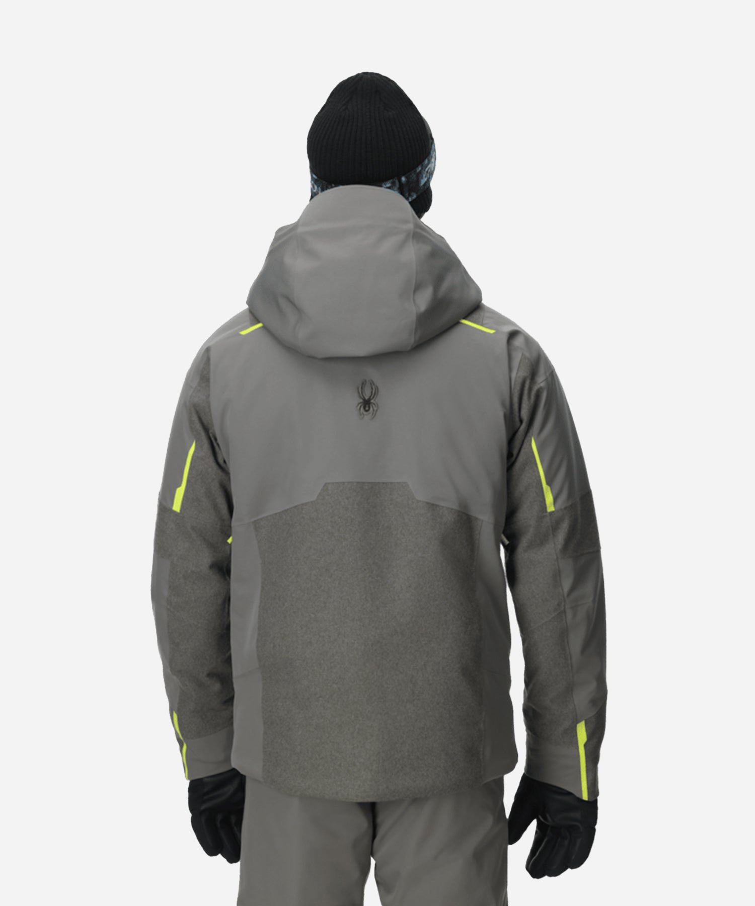 SpyderLeaderJacketStormMelange-ModelBack