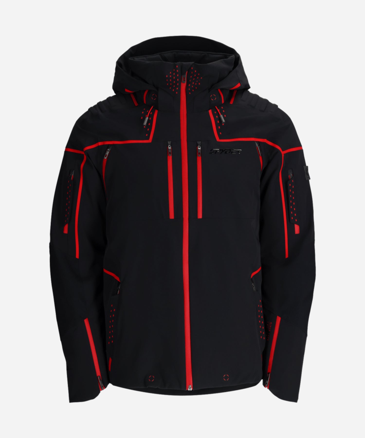 SpyderMen_sPinnacleJacketBlack-GhostFront