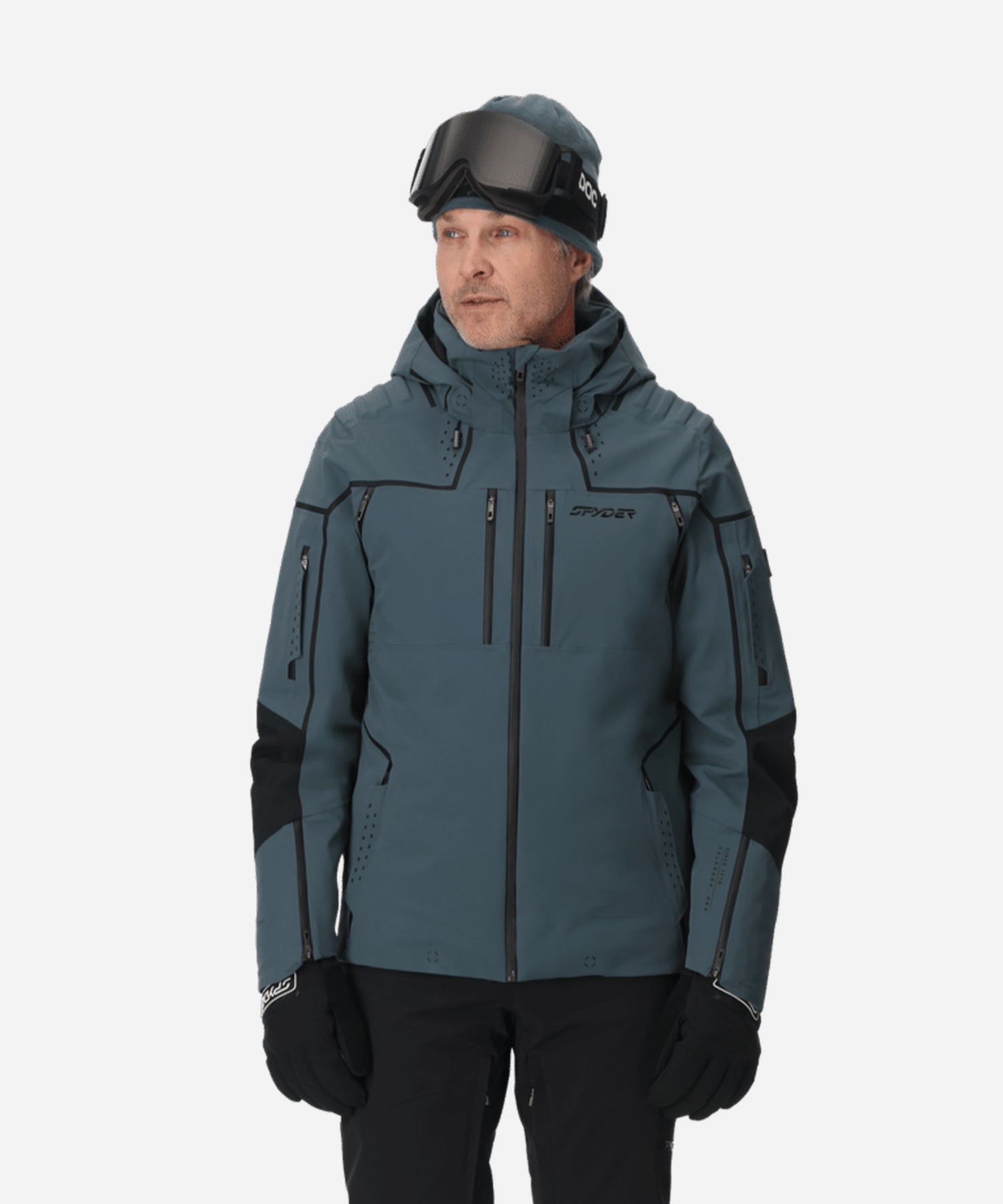 SpyderMen_sPinnacleJacketSlateBlue-ModelFront